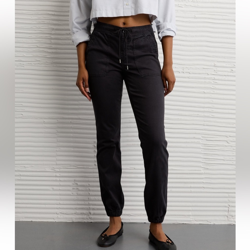 American Eagle High Waist Black Jegging Jogger Pants